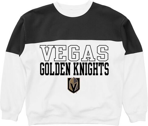 Blue 84 NHL Officially Licensed Contrast Yoke Crewneck Sweatshirt in Saudi Arabia