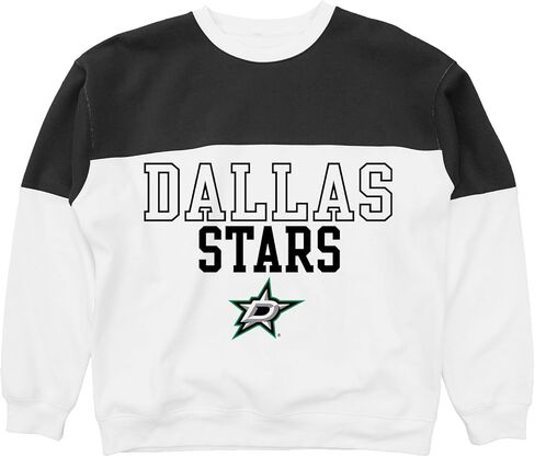 Blue 84 NHL Officially Licensed Contrast Yoke Crewneck Sweatshirt in Saudi Arabia