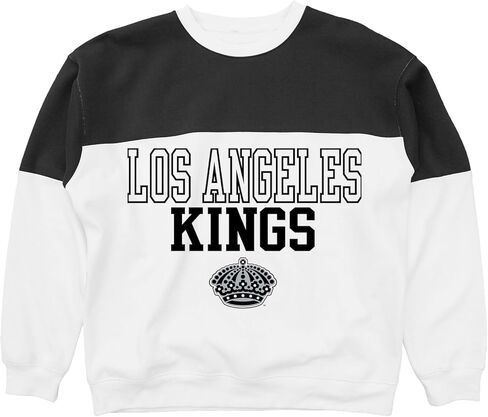 Blue 84 NHL Officially Licensed Contrast Yoke Crewneck Sweatshirt in Saudi Arabia