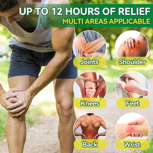 رقعة الركبة العشبية، رقع الركبة العشبية الدافئة، ملصق مستخلص الشيح للظهر والرقبة والكتف (40 قطعة) in Kuwait
