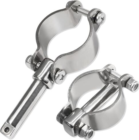 قطعتان من أقفال Oarlock المتينة، مقبس بحري بمشبك من الفولاذ المقاوم للصدأ، قفل Oarlock للقارب لعشاق اليخوت/القوارب in Kuwait