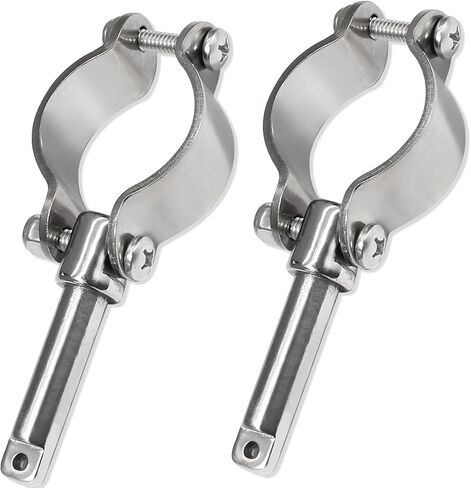 قطعتان من أقفال Oarlock المتينة، مقبس بحري بمشبك من الفولاذ المقاوم للصدأ، قفل Oarlock للقارب لعشاق اليخوت/القوارب in Kuwait