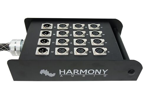 Harmony Audio HA-SB1650 Pro Stage XLR Snake Cable Box 16 Channel - 50 Feet (12 Send, 4 Returns) in Saudi Arabia