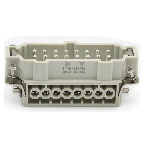 16 Core Rectangular Heavy Duty Connector Butt Type He-016 Socket 16A 1Pcs in Saudi Arabia