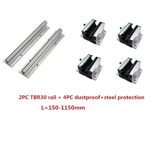 TBR30 L = 150-1150 مللي متر 1/2 قطعة صندوق قياسي نوع دليل خطي TBR16 السكك الحديدية + 1/2/4 من المنزلق (350 مللي متر) in Kuwait