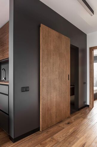 Milcasa Magic 2 (1100) - Floating Door System - Pro Grade Sliding Track Kit - Made in Italy - Patented Designs - Concealed Sliding Barn Door Style Track Hardware - Free Template Included. in Saudi Arabia