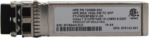 720999-002 16Gb SW FC SFP FTLF8529P4BCV-2H Used in Saudi Arabia