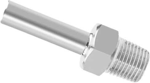 1/8" 1/4" 3/8" 1/2" 3/4" 1" BSPT NPT Male To 4 6 8 10 mm 1/8-1 Inch Tube OD Auto Weld 316L Stainless Steel Pipe Fitting(NPT,OD 19.05MM_1/4") in Saudi Arabia