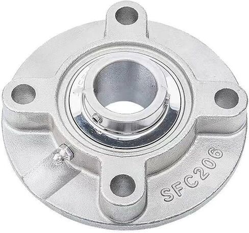 1PCS SUCFC201 SUCFC202 SUCFC203 304Stainless Steel Outer Spherical Bearing Belt Base Insert Bearing(SUCFC201) in Kuwait