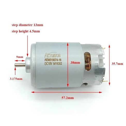 RS-555 Motor DC 6V-24V 12V 18V 16500RPM High Speed Large Torque 36mm Motor DIY Electric Drill Garden Tool Toy Car in Saudi Arabia