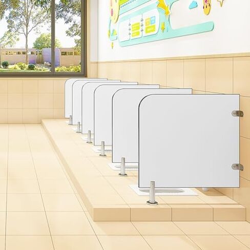 Children's Urinal Screen - Wall-Mounted Privacy Panel for Schools & Public Restrooms, 3-Pack, 60x70cm/23.6x27.6in, Durable Divider for Enhanced Hygiene and Safety in Saudi Arabia