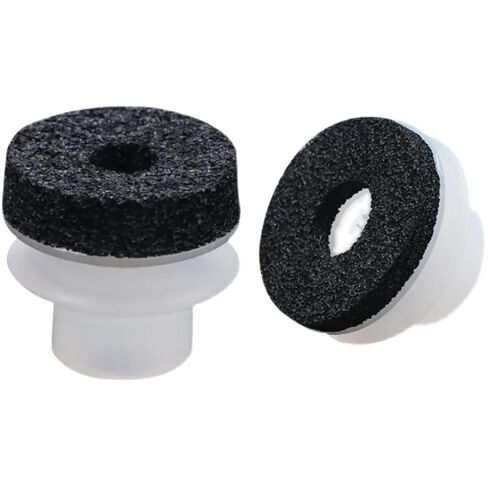 Vacuum Suction Cup Manipulator Accessories Big Head Single Double Three-Layer Rough Surface Pneumatic Sponge Suction Nozzle(Black) in Saudi Arabia