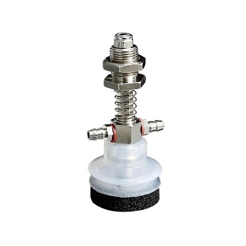Vacuum Suction Cup Manipulator Accessories Big Head Single Double Three-Layer Rough Surface Pneumatic Sponge Suction Nozzle(Black) in Saudi Arabia