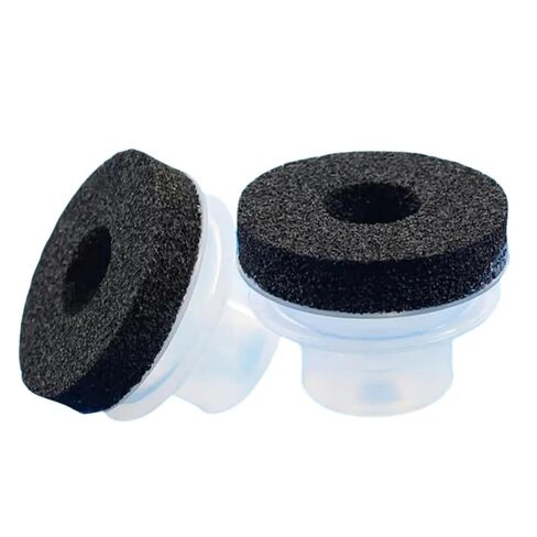 Vacuum Suction Cup Manipulator Accessories Big Head Single Double Three-Layer Rough Surface Pneumatic Sponge Suction Nozzle(Black) in Saudi Arabia