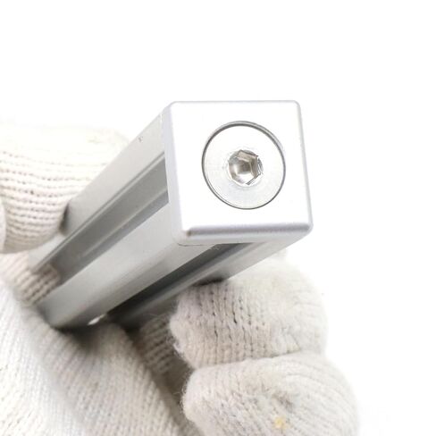 10Pcs 1010 2525 Aluminum Extrusion T Slot End Cap Bracket 10, 25 Series Extruded Hardware Cover with Screws for 10/10 1020 1 inch x 1 inch 1" Aluminum Profile Frame Fitting in Saudi Arabia