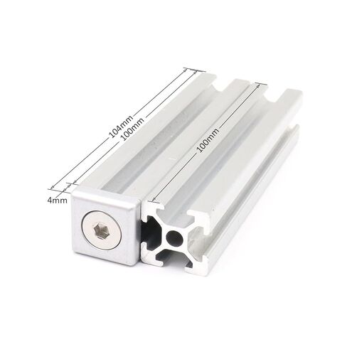 10Pcs 1010 2525 Aluminum Extrusion T Slot End Cap Bracket 10, 25 Series Extruded Hardware Cover with Screws for 10/10 1020 1 inch x 1 inch 1" Aluminum Profile Frame Fitting in Saudi Arabia