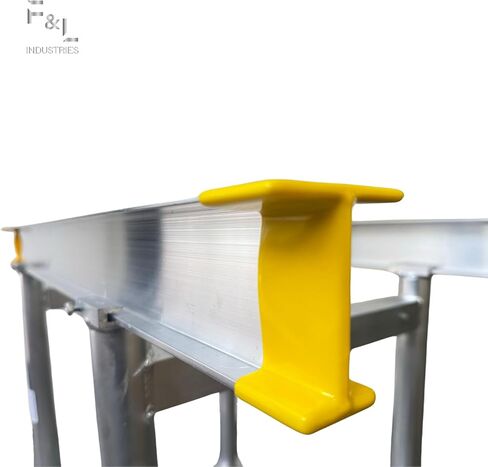 F&L Rubber I-Beam End Cap Set — Industrial Heavy-Duty Beam End Protector Covers — Weatherproof, Shock-Absorbing, Long-Lasting Safety Solution for Construction & Warehouse Use — 4-Pack in Saudi Arabia