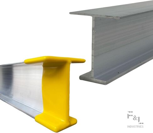 F&L Rubber I-Beam End Cap Set — Industrial Heavy-Duty Beam End Protector Covers — Weatherproof, Shock-Absorbing, Long-Lasting Safety Solution for Construction & Warehouse Use — 4-Pack in Saudi Arabia