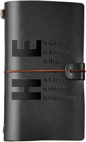 Wife Birthday Gift Ideas Leather Journal for Christmas, Gifts for Wife 140 Page Refillable Leather Notebook, Birthday Gift for Wife, Anniversary Wedding Gift for Wife from Husband in Saudi Arabia