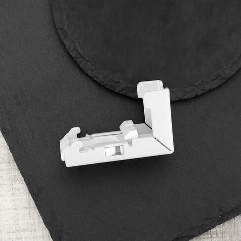OTOTEC 4pcs Roman Blind Spring Brackets Roman Blinds Push Spring Bracket 45x28x25mm for 21mm Shutters Roller Blind Brackets Fixing White in Saudi Arabia