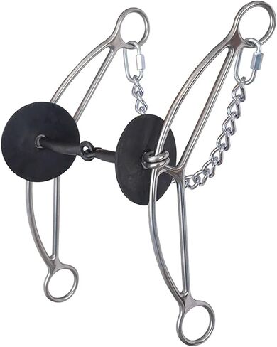 Reinsman 0119-4000 Josey Long Shank Banana Gag Bit | Smooth 2-Piece Sweet Iron Twisted Stage C Bit with Stainless Steel Cheeks for Ranch Riding & Equestrian Sport | Large Horses in Saudi Arabia