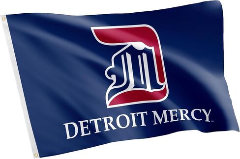 Desert Cactus University of Detroit Mercy UDM Flag - 3 x 5 Feet Titans Banner, Indoor/Outdoor Durable Fabric, 100% Polyester Design (Style 2a) in Saudi Arabia