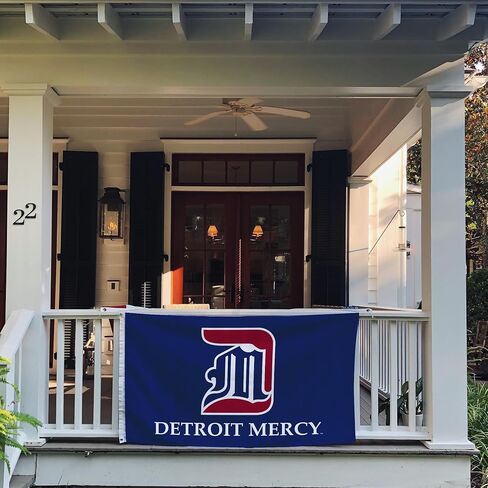 Desert Cactus University of Detroit Mercy UDM Flag - 3 x 5 Feet Titans Banner, Indoor/Outdoor Durable Fabric, 100% Polyester Design (Style 2a) in Saudi Arabia
