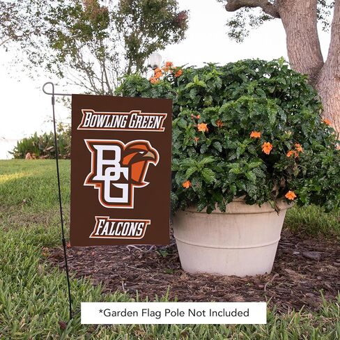 Desert Cactus Bowling Green State University BGSU Garden Flag – 19 x 12 inch Bowling Green Falcons Banner, For Outdoor Display and Events (Design A) in Saudi Arabia