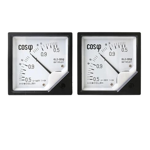 6L2 AC تردد متر التناظرية لوحة COS عامل الطاقة متر 5A المرحلة AC100V AC380V (AC380V) in Kuwait