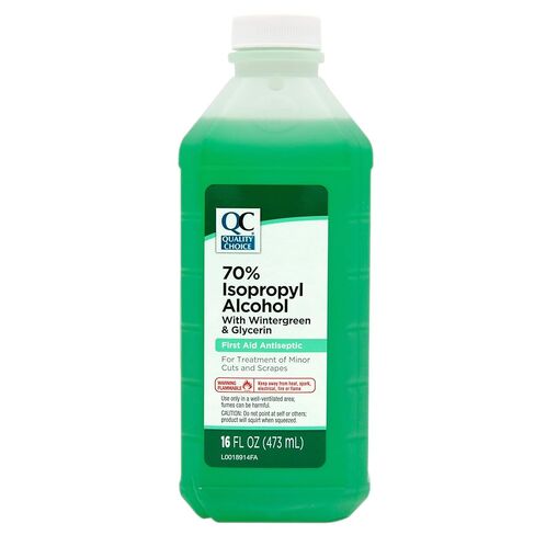 Quality Choice 70% Isopropyl Alcohol First Aid Antiseptic with Wintergreen & Glycerin, 16 FL OZ in Saudi Arabia