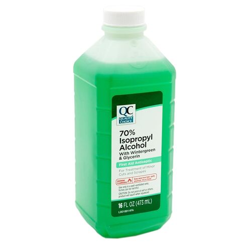Quality Choice 70% Isopropyl Alcohol First Aid Antiseptic with Wintergreen & Glycerin, 16 FL OZ in Saudi Arabia