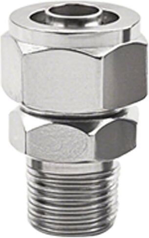 304 الفولاذ المقاوم للصدأ أنبوب هوائي موصل تويست سريع PC6/8/10-02 المقابس PU/PE/PA الملحقات 1 قطعة (Stainlesssteelquicktwistpc16*12-04) in Saudi Arabia