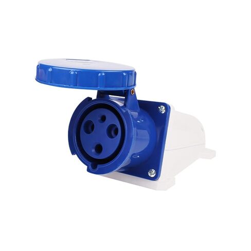 Industrial Exposed Three-Phase Four-Wire Socket 3-Hole 63A Aviation Waterproof IP44 ZQ-133 in Saudi Arabia