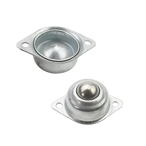 4Pcs Universal Rotation Ball Conveyor Wheel Caster 1/2inch Ball Transfers Roller Flange Mounted Roller Bearings for Conveyor(4Pcs Steel) in Saudi Arabia