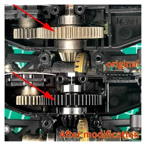 TRINOOD Steel 50T Gear Assembly Differential Drive Gear for MJX Hyper Go 1/14 14210 14302 1/16 16207 16208 H16 H16PL H16DR Parts in Saudi Arabia