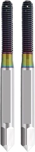 الصنابير الملولبة HSSE-M42 JIS القياسية اليد اليسرى لفة تشكيل الحنفية UNC 10-24 1/4 5/16 3/8 UNF 10-32 صنابير لولبية الآلة (طلاء القصدير، 3PCS_UNC5I16-18L) in Kuwait