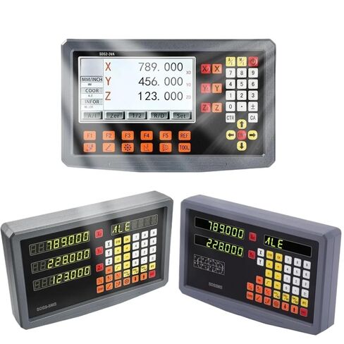 1PCS 1 2 3 4 Axis Digital Readout Display Touch LCD DRO Metal Cover Linear Scale for Grider Mill Lathe Machine in Saudi Arabia