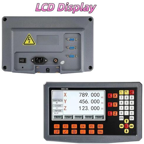1PCS 1 2 3 4 Axis Digital Readout Display Touch LCD DRO Metal Cover Linear Scale for Grider Mill Lathe Machine in Kuwait