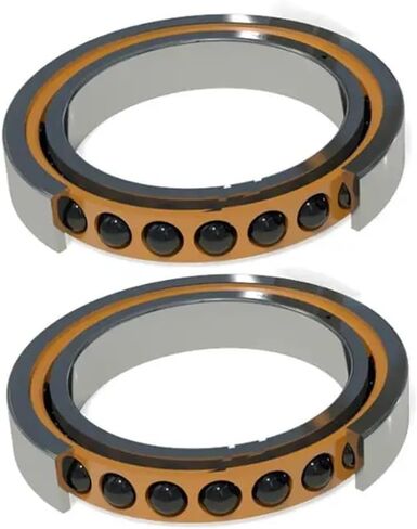 1 زوج 7000 7000C HQ1 P4 10x26x8 محامل للاتصال الزاوي محامل المغزل ABEC-7 SI3N4 كرة سيراميك (7000c-hq1-p4-dta) in Kuwait