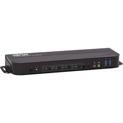 Tripp Lite 4-Port HDMI KVM Switch, 4 Computers 1 Monitor, 4K@60Hz Video, USB Sharing up to 5 Gbps, HDR, HDCP 2.2, Black, 3-Year Warranty (B005-HUA4) in Saudi Arabia