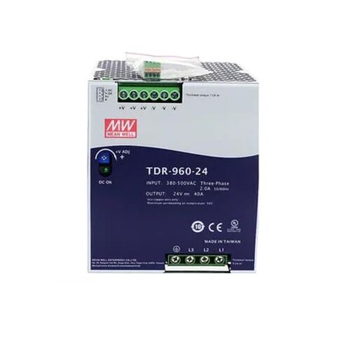 TDR-960-24 960W سكة DIN صناعية ثلاثية الطور مع وظيفة PFC TDR-960 24V 40A in Saudi Arabia
