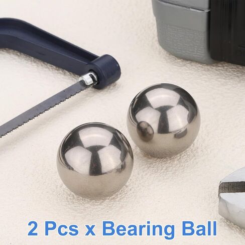 uxcell 2Pcs 1-1/4" Bearing Balls, 316L Stainless Steel G200 Precision Balls for Bearings Bicycles Casters Automotive Part and DIY (Mirror Polished) in Saudi Arabia
