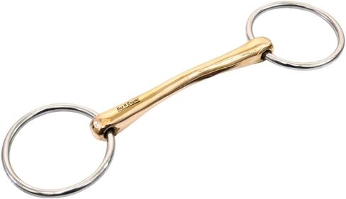 Western O Ring Copper Straight Horse Mouth Snaffle Bit Stainless Steel in Saudi Arabia