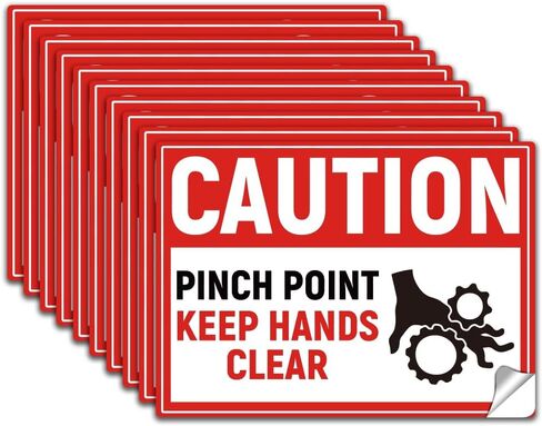 WADORN 10Pcs Caution Hearing Protection Required In This Area Sticker, PVC Yellow Waterproof Self Adhesive Safety Sign Hearing Protection Decal for Industrial Construction Workplace Area, 7.1x5.1 Inch in Saudi Arabia