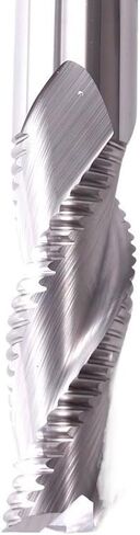 Carbide Roughing End Mill HRC55 3 Flutes Aluminum Milling Tools 4-12mm CNC Square Nose for Copper Cutting(D12x75L) in Saudi Arabia