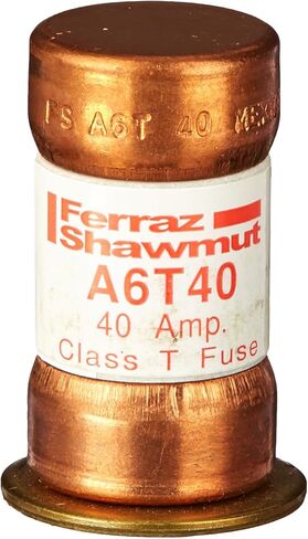 Mersen A6T40 600V 40A Class T Fuse, 10-Pack in Saudi Arabia