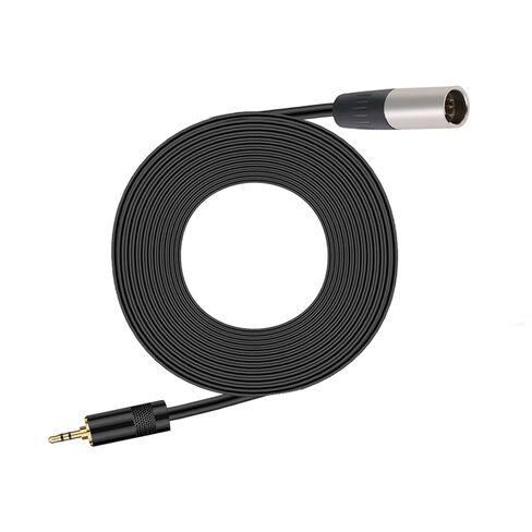 3Pin XLR Jack Male to 3.5mm Aluminum Case Stereo Male Audio Microphone Connector MIC for Cable Soldering Straight(10m) in Saudi Arabia