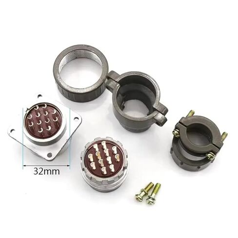 P32 Connectors 4, 8, 10, 12, 14, 19 Pins Mounting Dimensions 32 Mm 1Pcs(14 pins) in Saudi Arabia