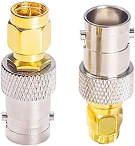 4 Types S M A to B N C Antenna Connector S M A Male Female to B N C Male Female RF Adapter Coax Coaxial 2Pcs(SMA J to BNC K-2pcs) in Saudi Arabia