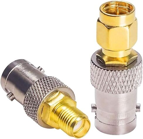 4 Types S M A to B N C Antenna Connector S M A Male Female to B N C Male Female RF Adapter Coax Coaxial 2Pcs(SMA J to BNC K-2pcs) in Saudi Arabia